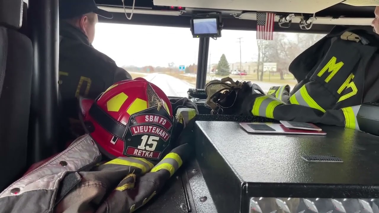 SBM Fire Department • Engine 1 responding for a PI Accident