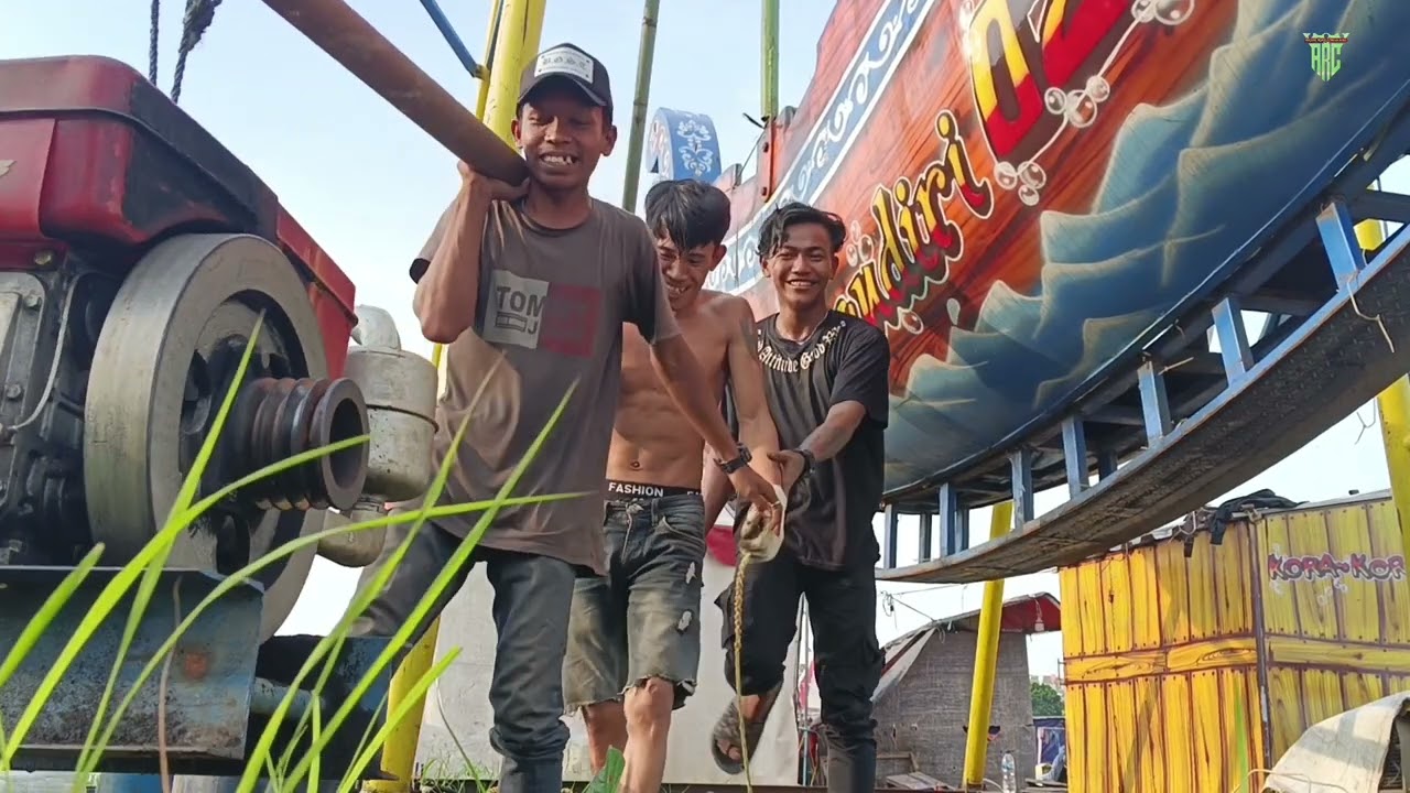 Pasar malamnya di bongkar OTW tempat baru #hiburanrakyat #agusroychannel