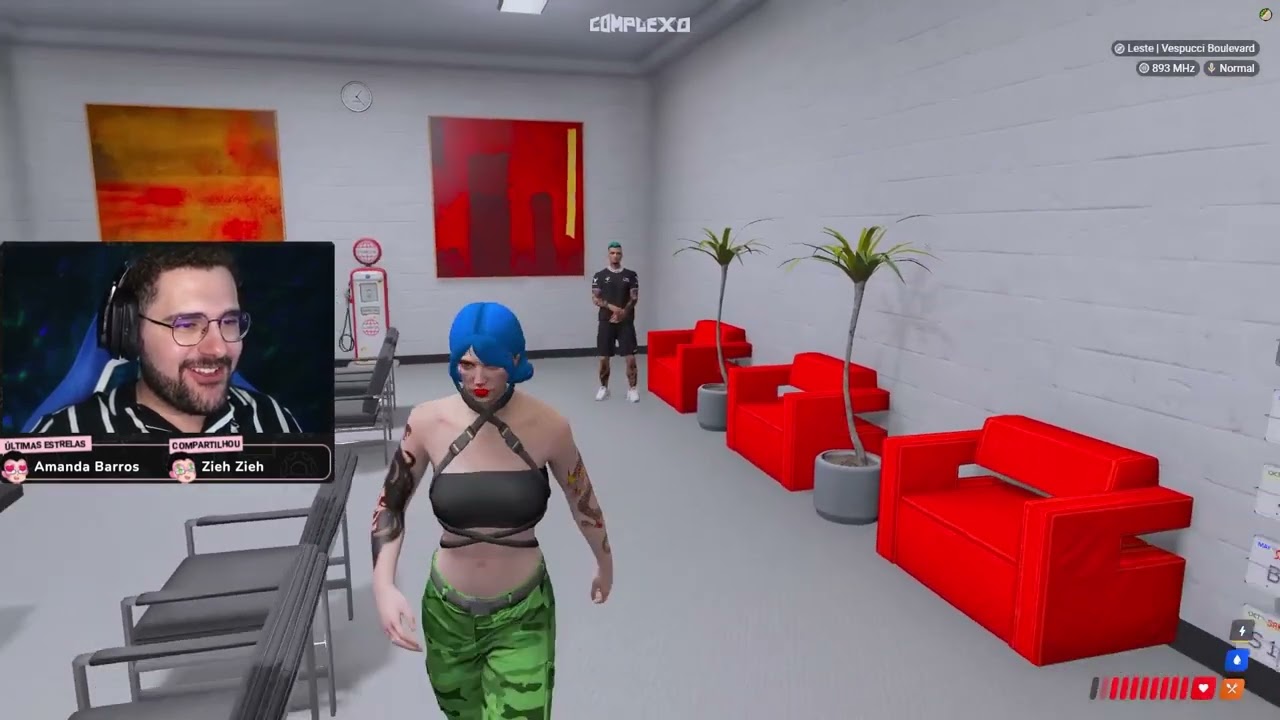 Batata beija Thigas escondido! PRIMEIRO BEIJO 🥵 Park Tiffany GTA RP
