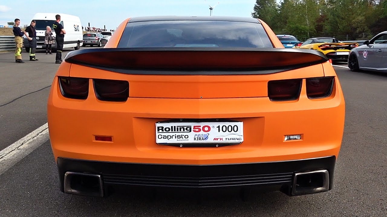 Camaro SS 6.2 V8 Exhaust Sound vs Corvette C7 vs Porsche 997 Turbo
