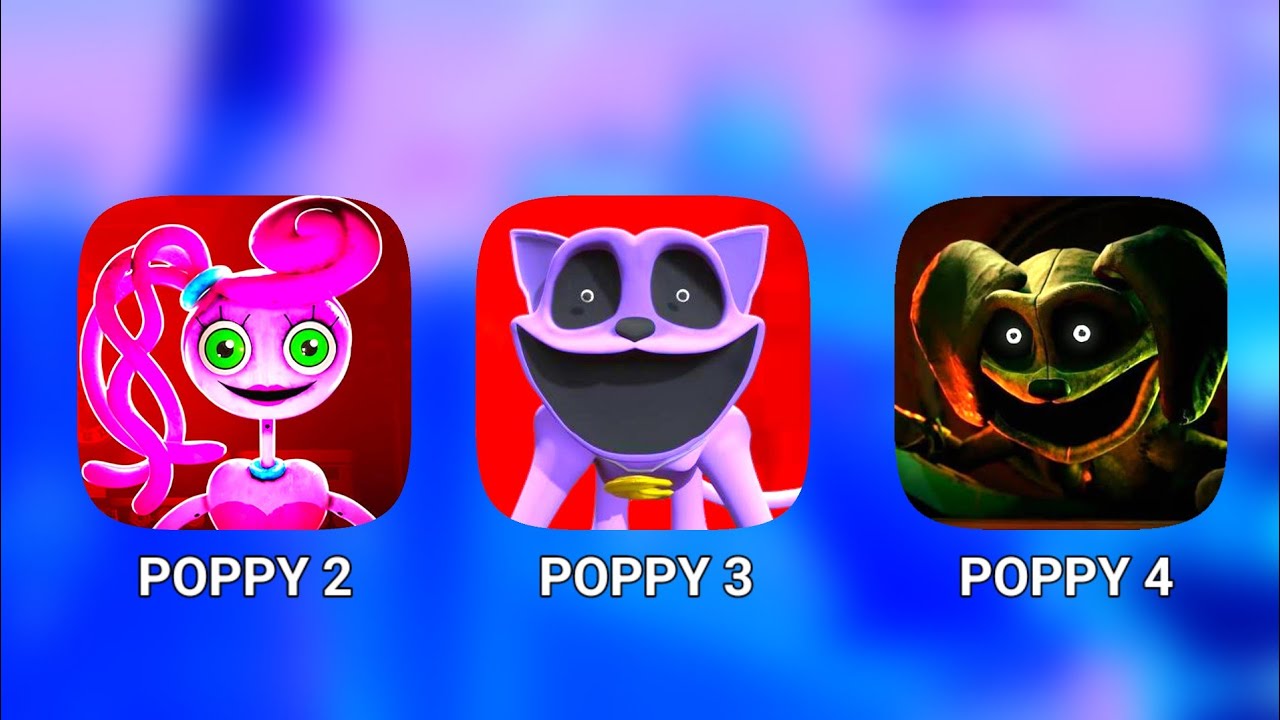 Poppy Playtime Chapter 2, 3 & 4 Mobile Full Gameplay || Poppy 4 Mobile Release | Poppy 4 |New game