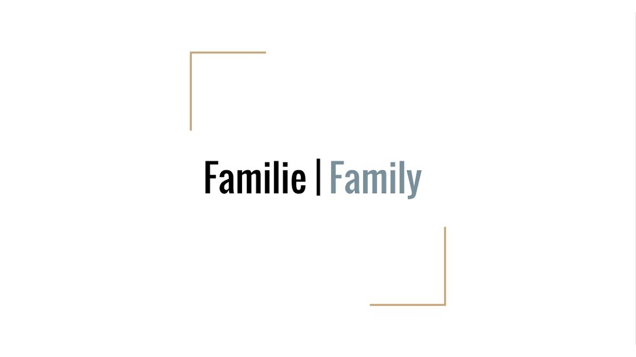 How To Describe Your Family In German | Executive German