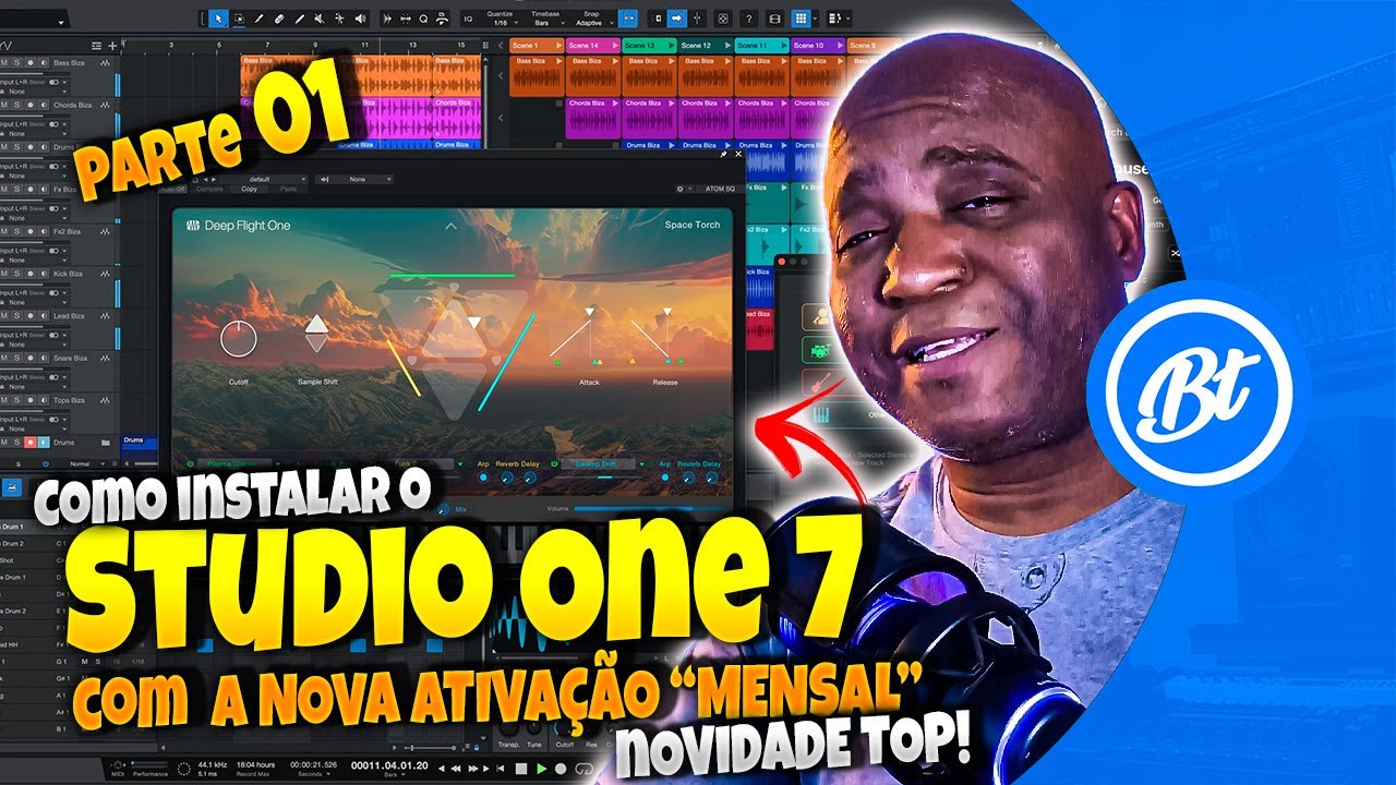 Como instalar o Studio One 7 com a nova ativação mensal! Novidade!!!!!
