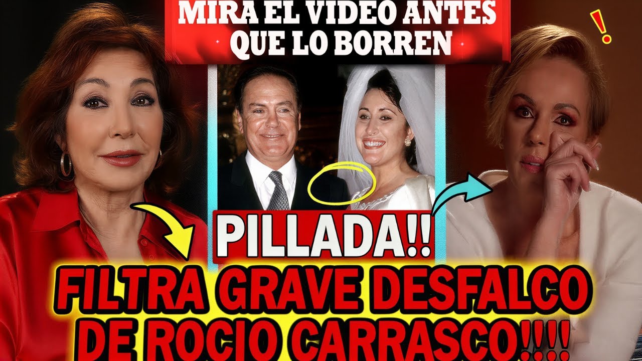 💥TRISTE FINAL! Ana Rosa DESTRUYE la DOCUSERIE de Rocío Carrasco y LIMPIA el nombre de Pedro Carrasco