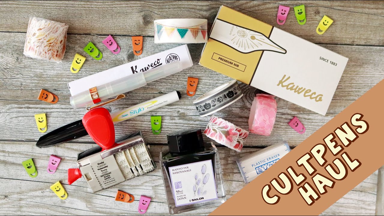 cultpens stationery and art supplies haul