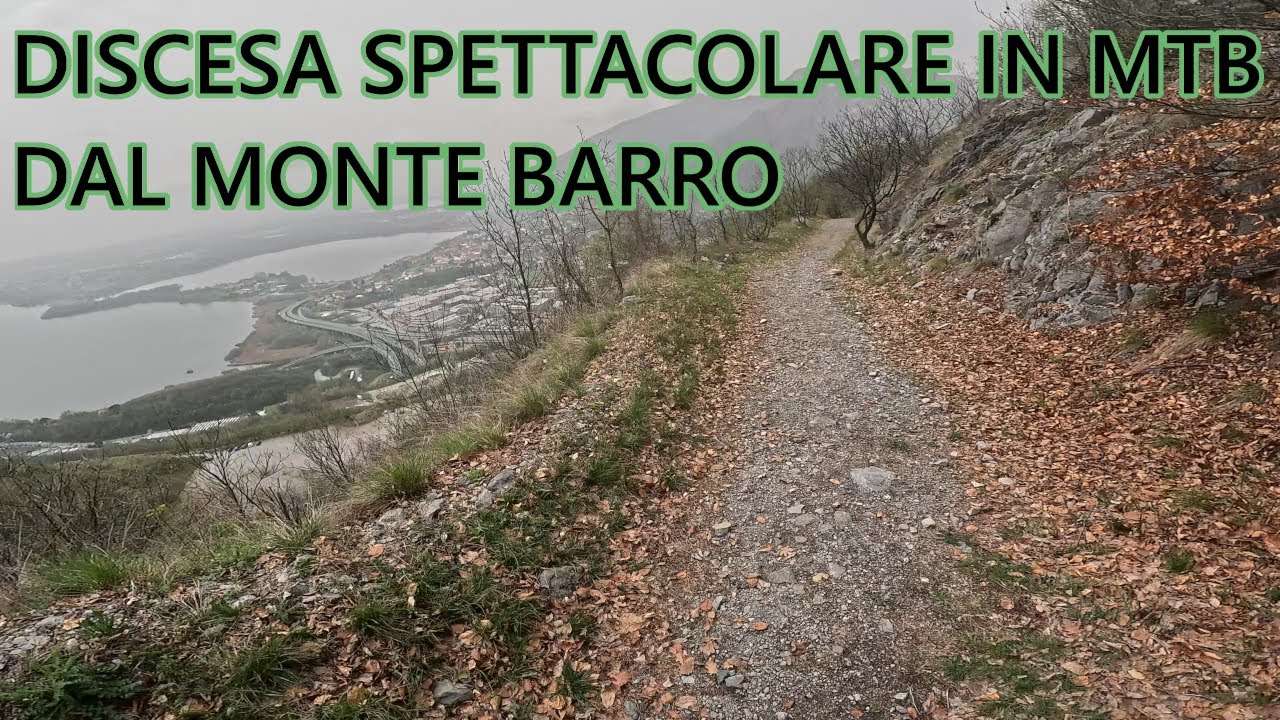 Discesa dal monte Barro in MTB per la via della cava #spettacolo #mtb #mtblife