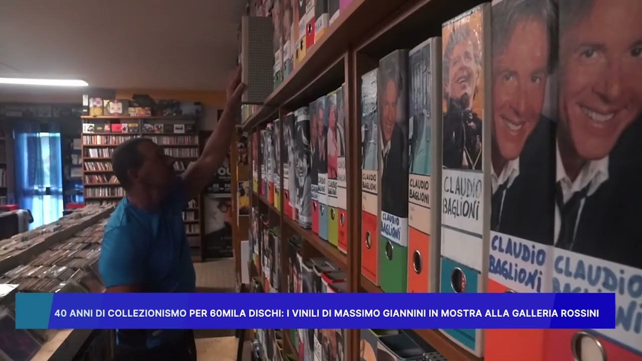 40 ANNI DI COLLEZIONISMO PER 60MILA DISCHI: I VINILI DI MASSIMO GIANNINI IN MOSTRA