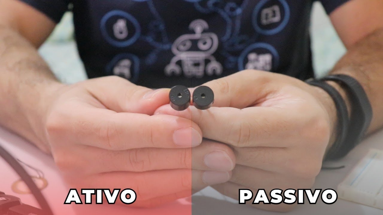 Qual a diferença entre BUZZER Passivo e Ativo