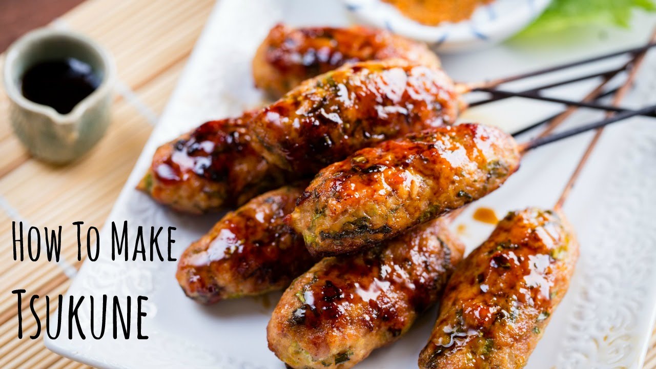 How to Make Tsukune (Recipe) 鶏つくねの作り方（レシピ）