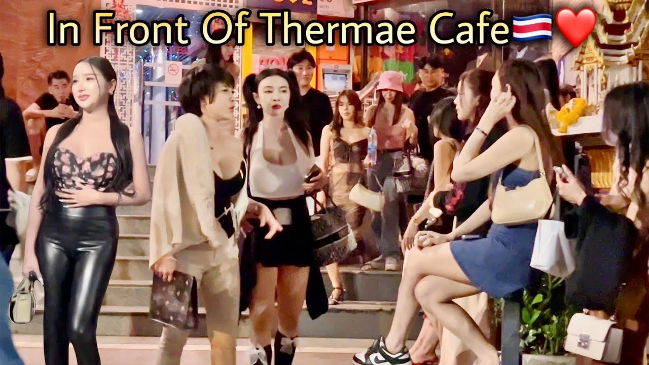 How Is Boom Boom Street 2025? - Thermae Cafe, Soi 4 Nana, Nana Plaza Bangkok Nightlife