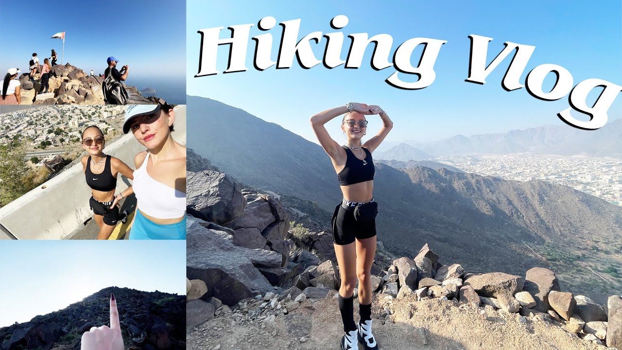 週末Vlog：UAEで友達と絶景ハイキングした日⛰【GRWM】起床からおでかけ準備・ドライブ・登り切るまで｜Hiking Vlog