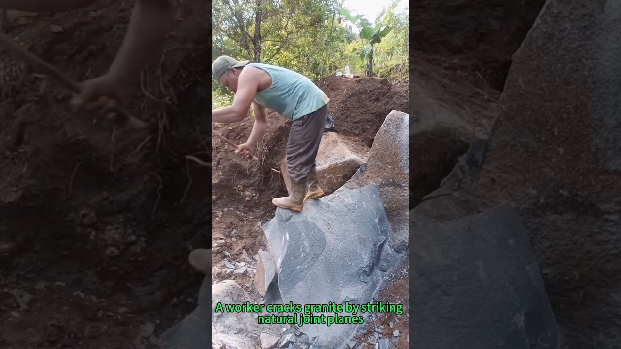 Effortless Rock Splitting: Hammer Technique Saves Time & Money