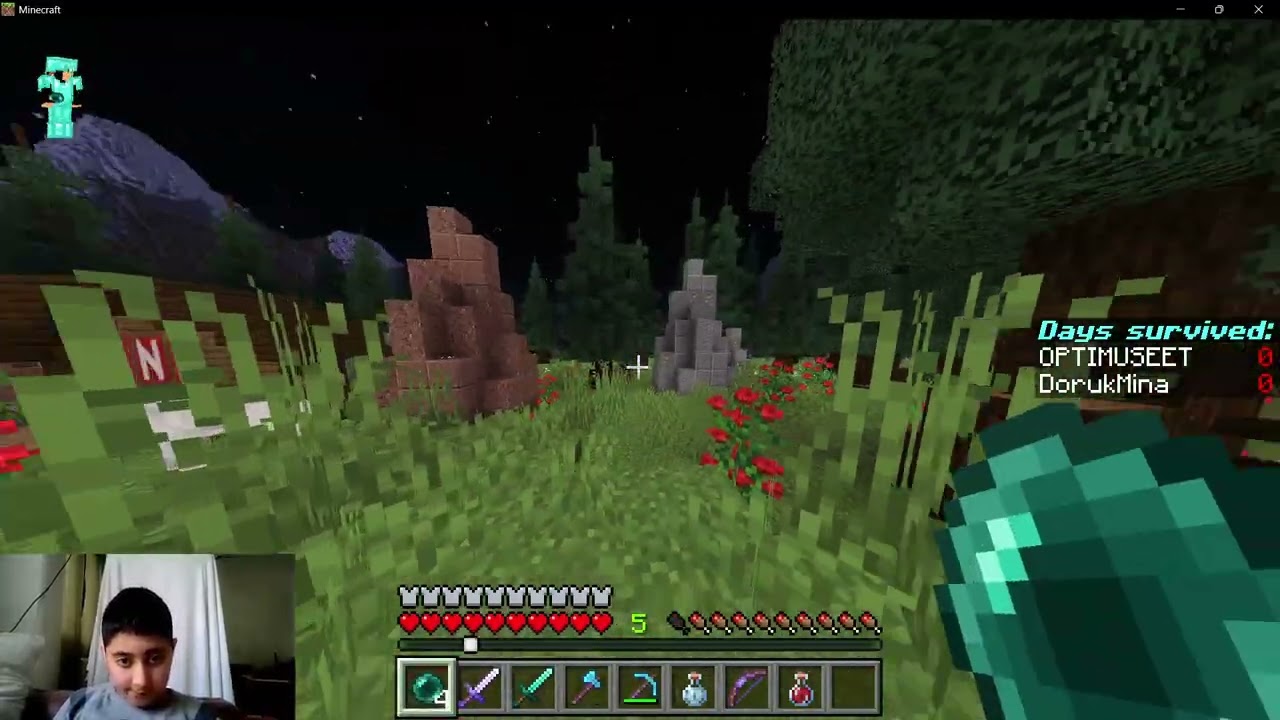 Bedrock'ta daireden çık madan arkadaşımla oyunu bitirdik. // !MODLU!