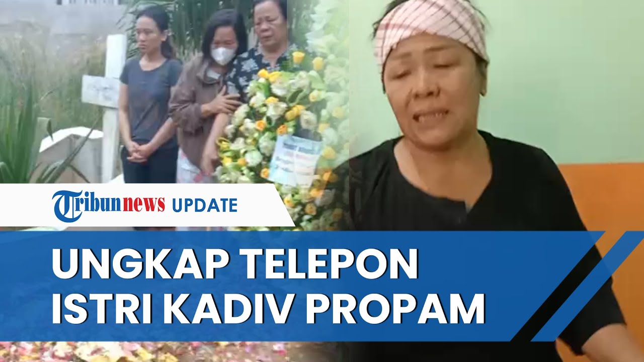 Video Ibunda Brigadir J Menangis Terisak, Sempat Ungkap Telepon dari Istri Kadiv Propam ke Keluarga