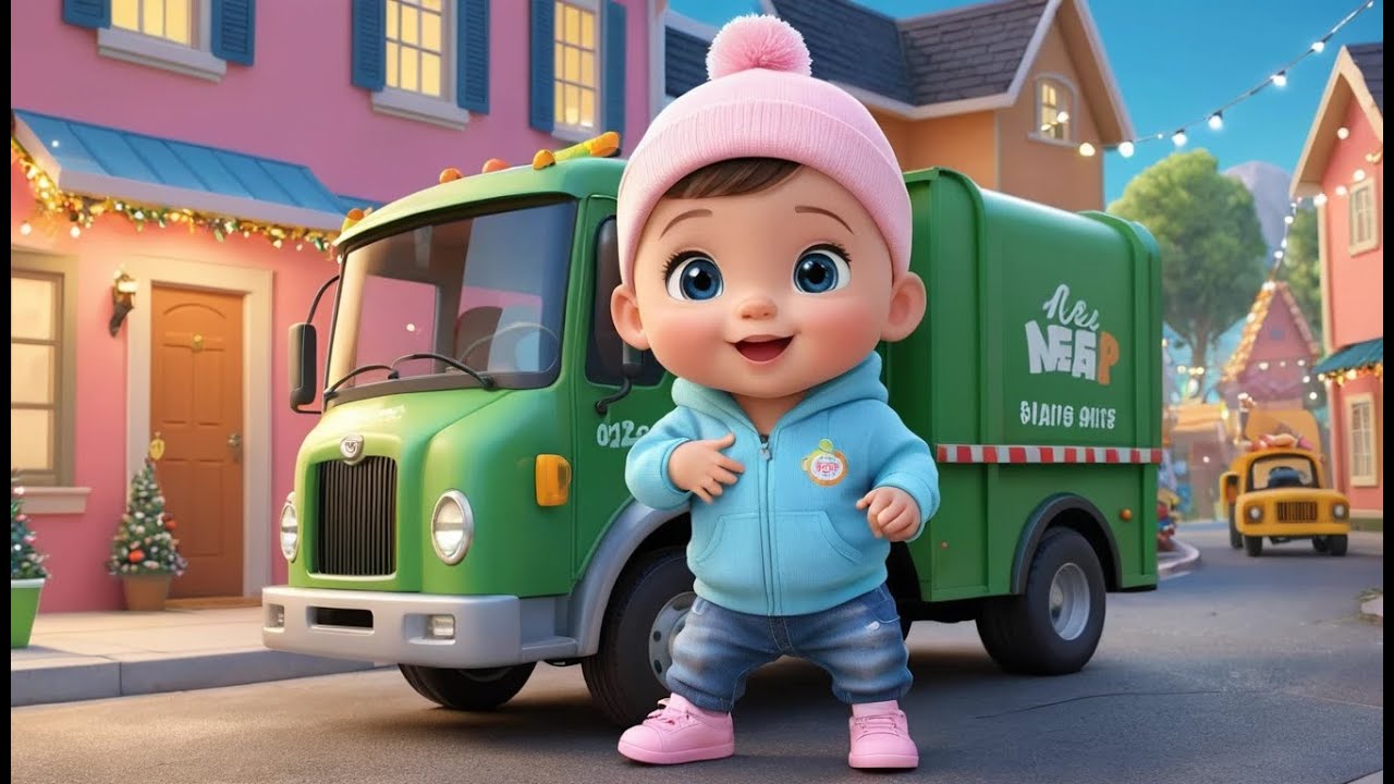 Garbage Truck New Year Clean Up | Fun Action & Learning Video for Toddlers