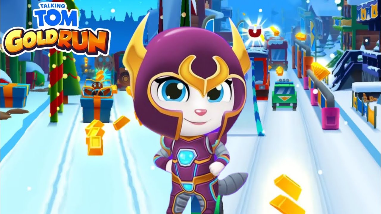Talking Tom Gold Run Christmas 2025 - Cyber Angela