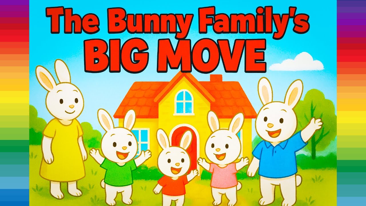 The Bunny Family’s Big Move 🐰📚 | Bedtime Story for Kids