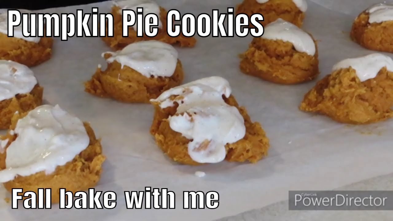 Pumpkin Pie Cookies ~ Sugar Free cake mix recipe ~ Fall bake with me