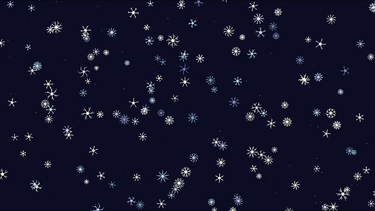 Relaxing Snowfall Animation ❄️ Starry Night | 30 Minutes of Soothing Winter Scenery