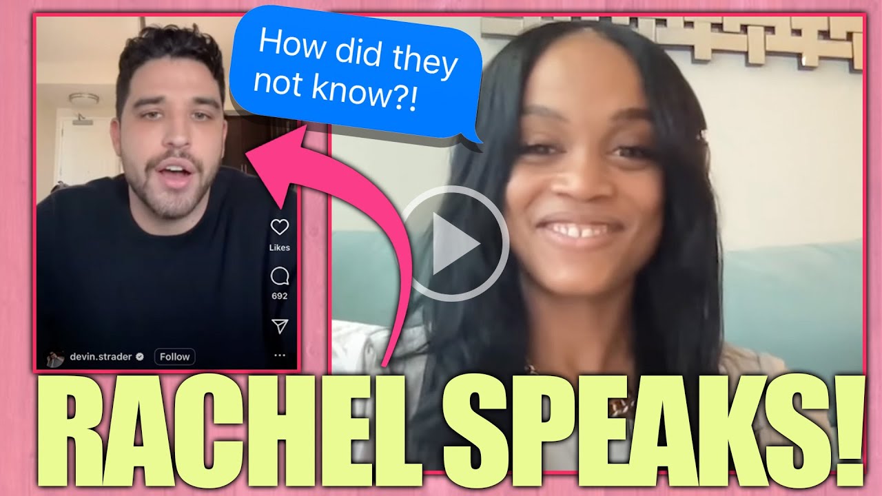Bachelorette Rachel Lindsay RESPONDS To The WILD Devin Story - Plus Throws Funny Shade At Ex!