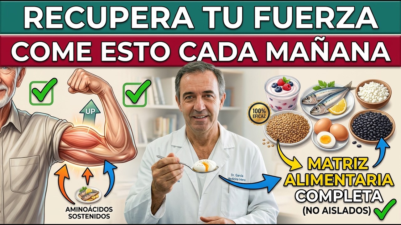 ¿TIENES 65+ AÑOS? El alimento SECRETO que frena la debilidad mejor que las vitaminas | Nutrición
