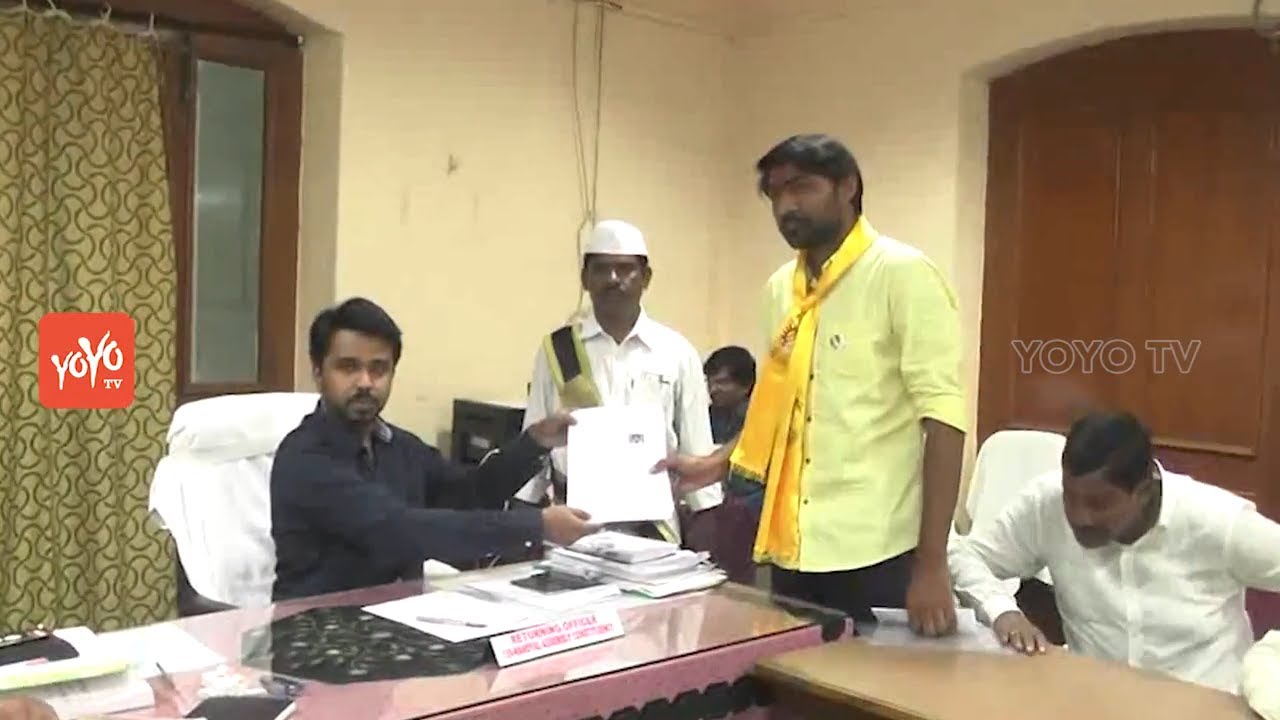 Bhuma Brahmananda Reddy To Nomiantion With Huge Rally | Nandyal By-Election | YOYO TV Channel
