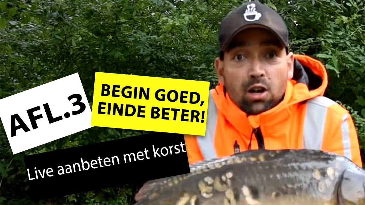 Begin was goed, EINDE BETER! | Mooie karpers en live aanbeten met korst.