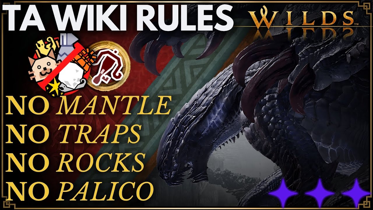 3’34 TA Wiki Gore Magala LBG Element (No Mantle, No Traps, No rocks, No Palico) Monster Hunter Wilds