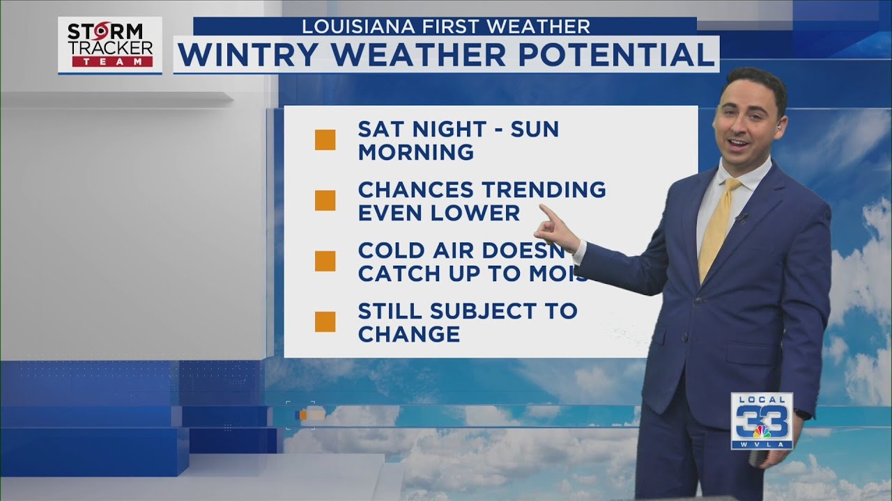 Baton Rouge weather: Is snow possible in Louisiana this weekend?