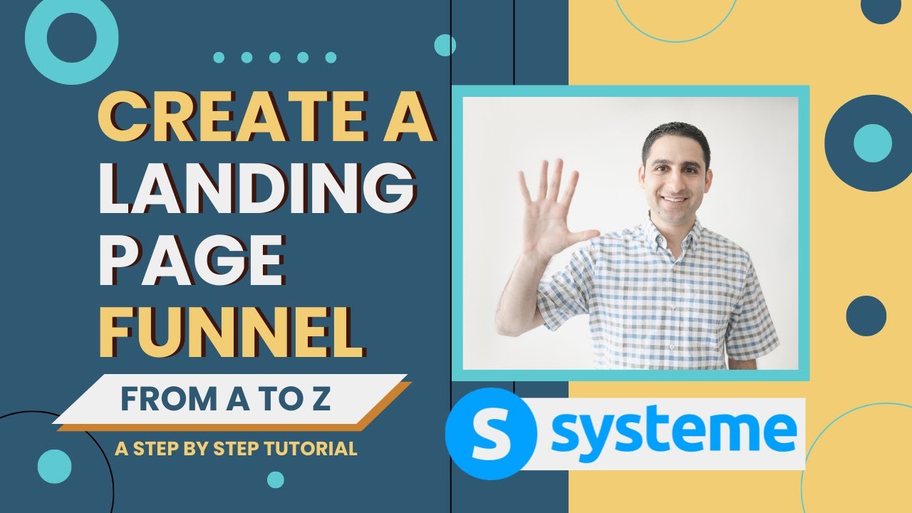 💥 Creating landing page funnel in systeme.io from A to Z  🔥 (step by step tutorial) 🙌🏻