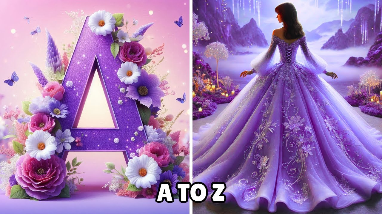 Выберите первую букву своего имени и посмотрите свое бальное платье 👗😍 