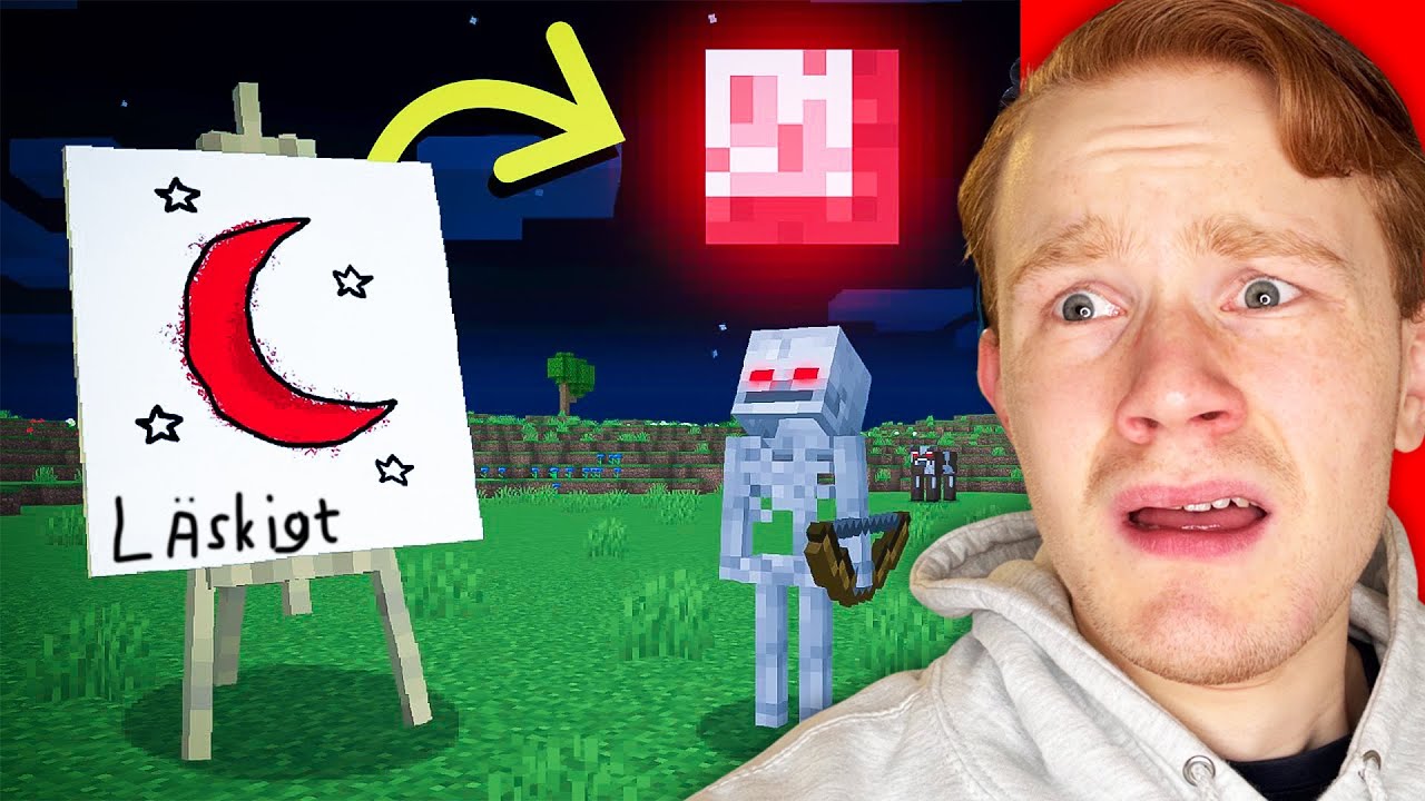Jag Skrämde Min Vän Med //RITA i Minecraft!