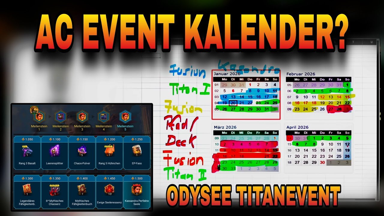 Titanevent und so plane ich für die Assassinen (Edward, Basim, Bayek)! (Spekulation) - RSL
