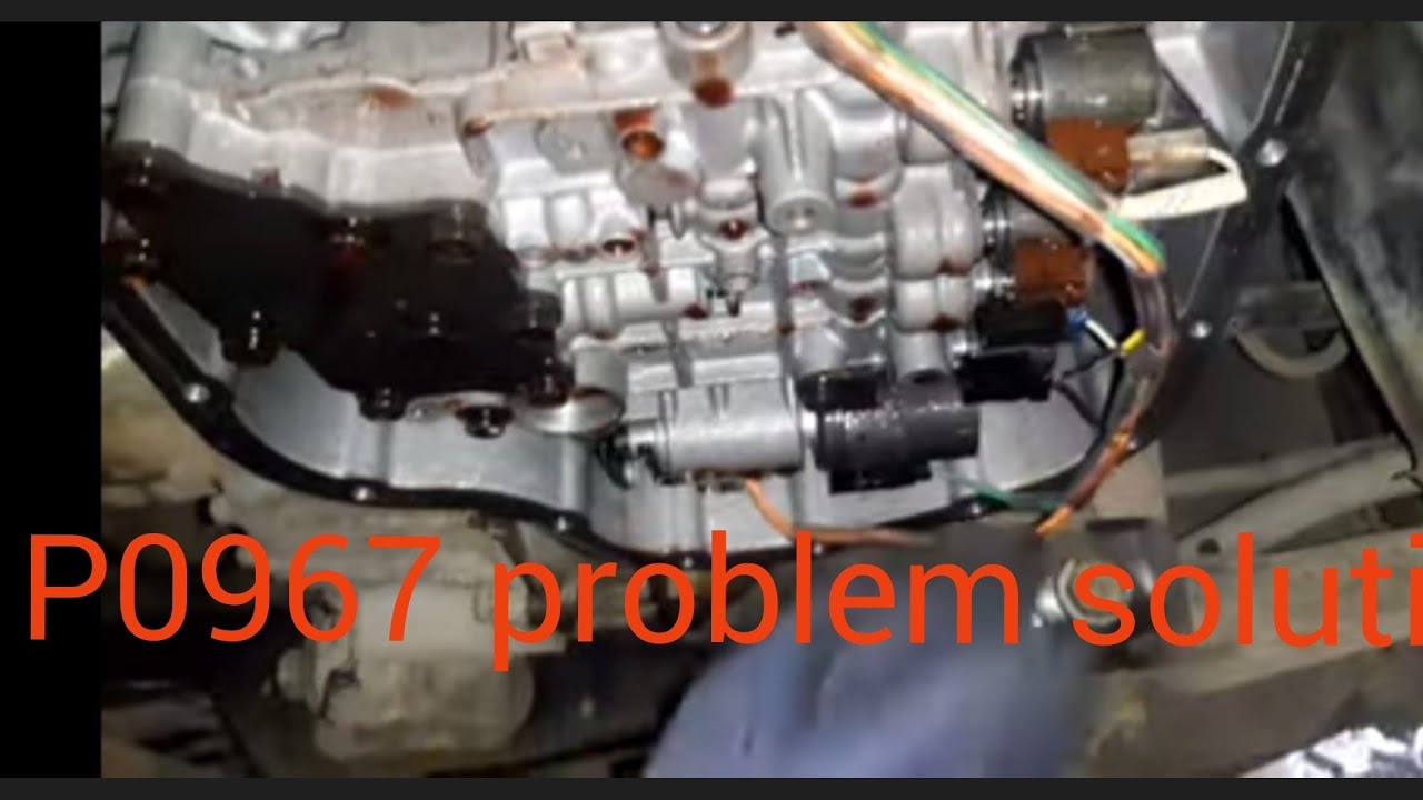 Toyota vitz gear shifting problem engine sign on code P0967 problem solution
