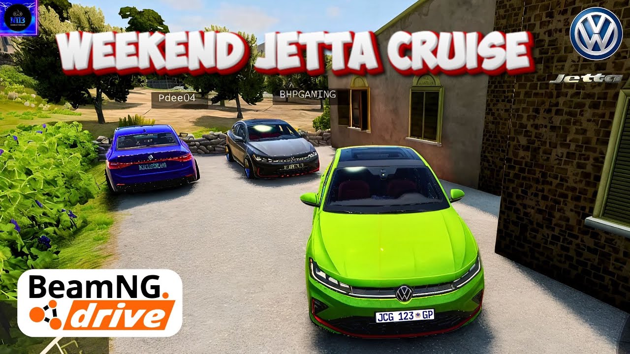 Weekend Vibes 🚗 | Relaxing Drive in the Volkswagen Jetta | BeamNG Drive