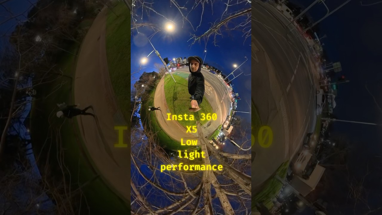 Insane low light performance from Insta 360x5 that blew my mind.