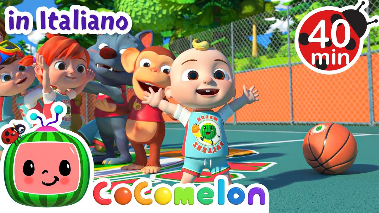 La canzone del basket | CoComelon Italiano - Canzoni per Bambini