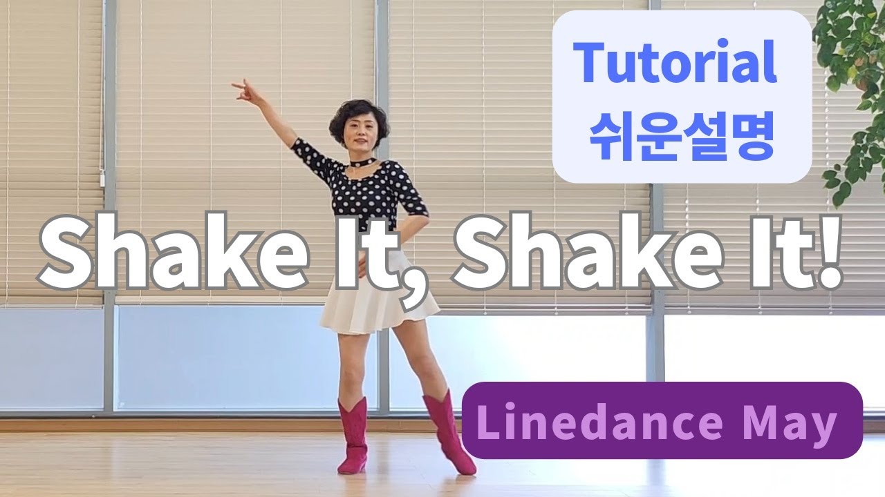 Shake It, Shake It! Line Dance (High Beginner : Michael Lynn) - Tutorial