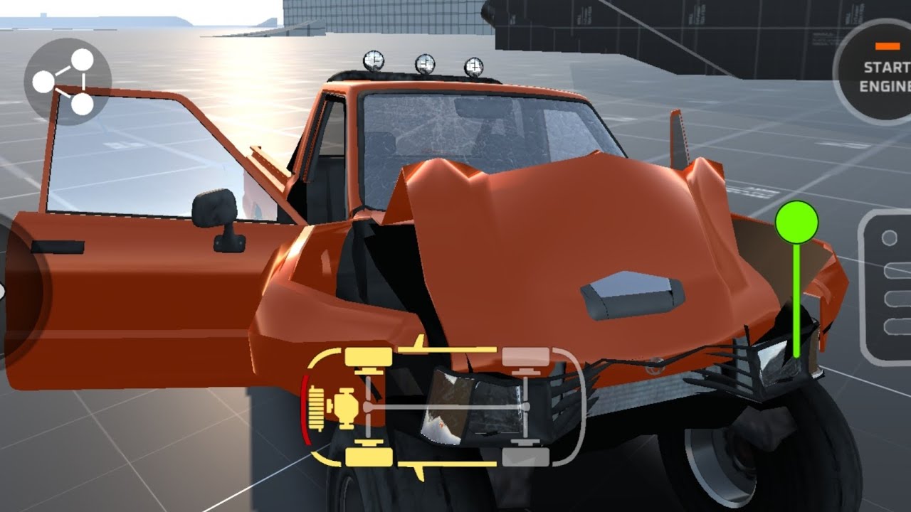 Car crashing test one.