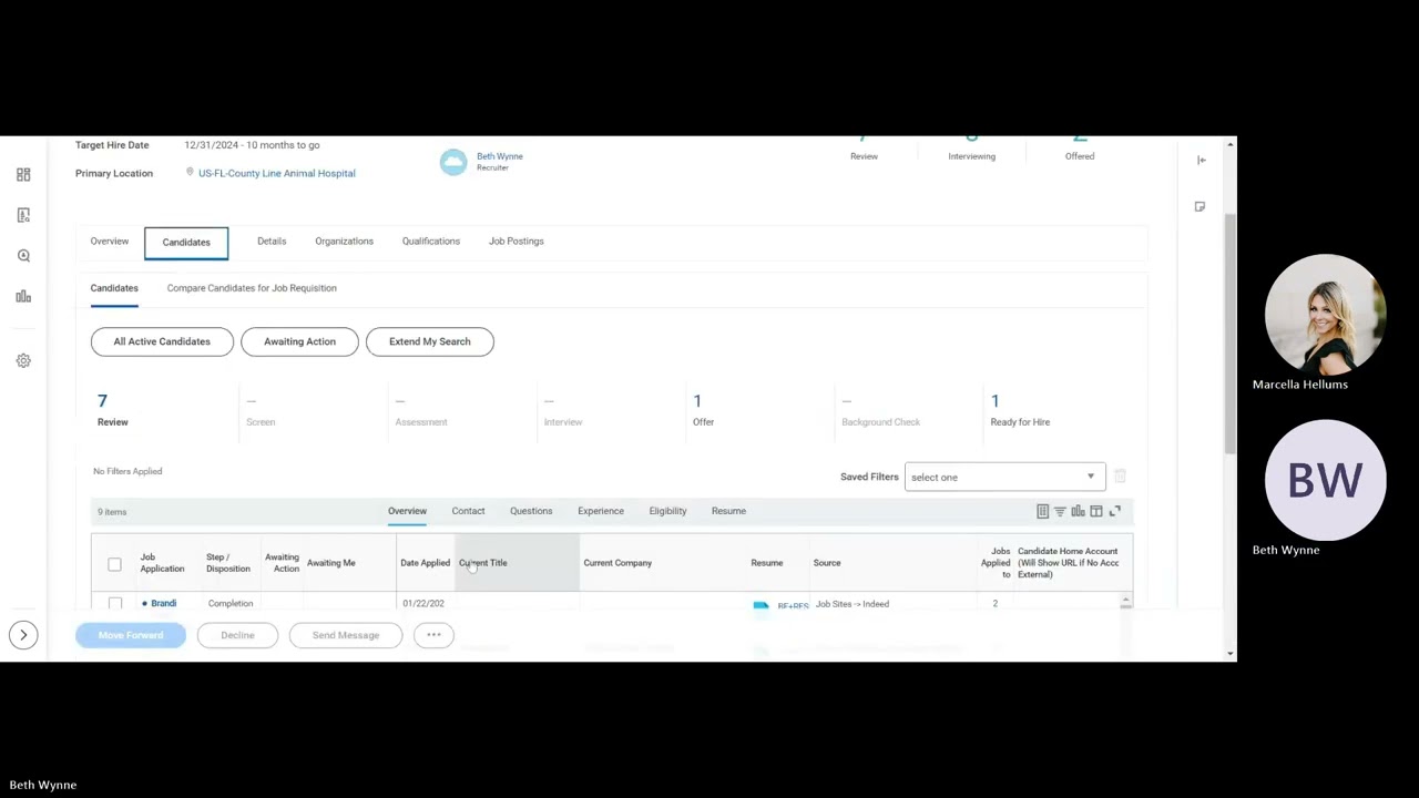 Workday Recruiting PM