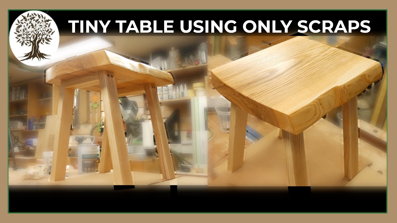 Chair Side Coffee Table from Off Cuts