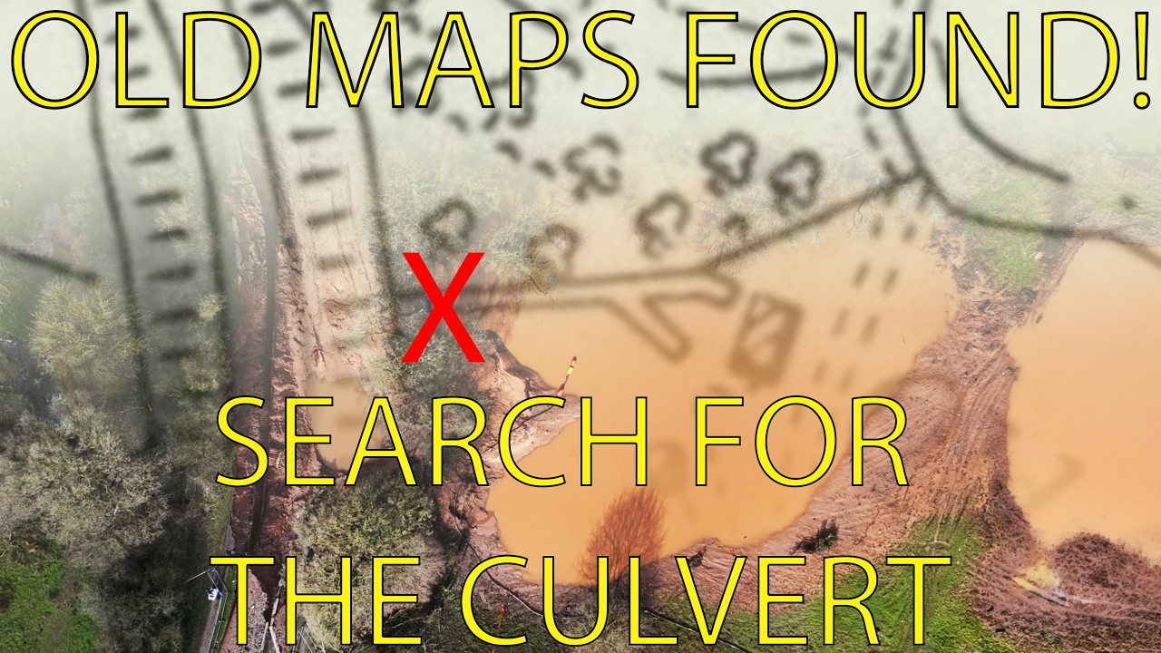 Whitchurch Canal Breach Update, Old Maps Discovered + Work Progress! With Commentary (28thFeb)