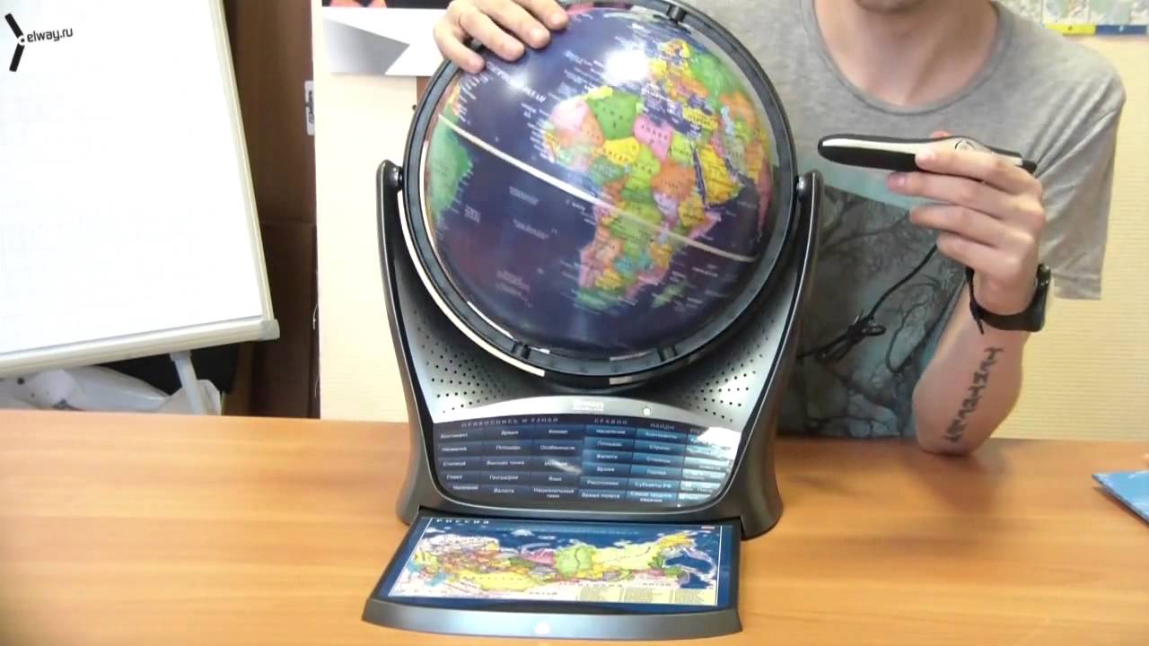 Обзор интерактивного глобуса с голосовой поддержкой Oregon Scientific SG18 Smart Globe 3