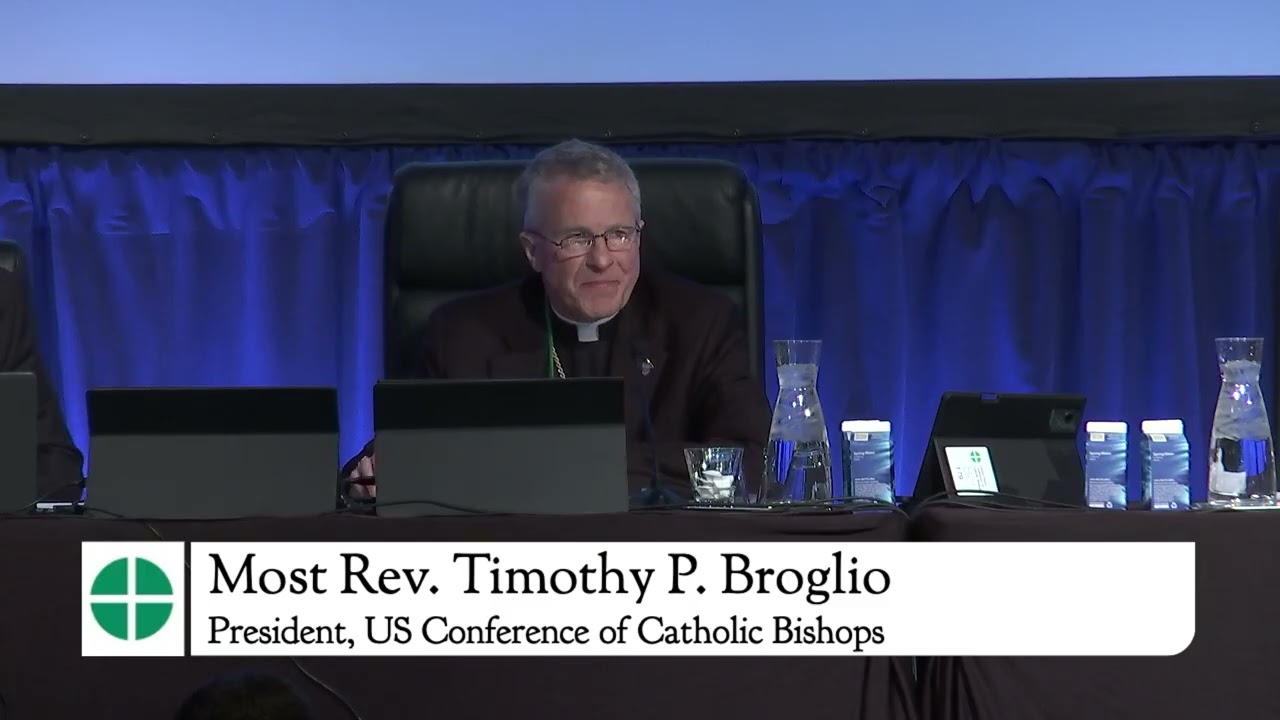 USCCB November 2025 Plenary Day Two - Part one