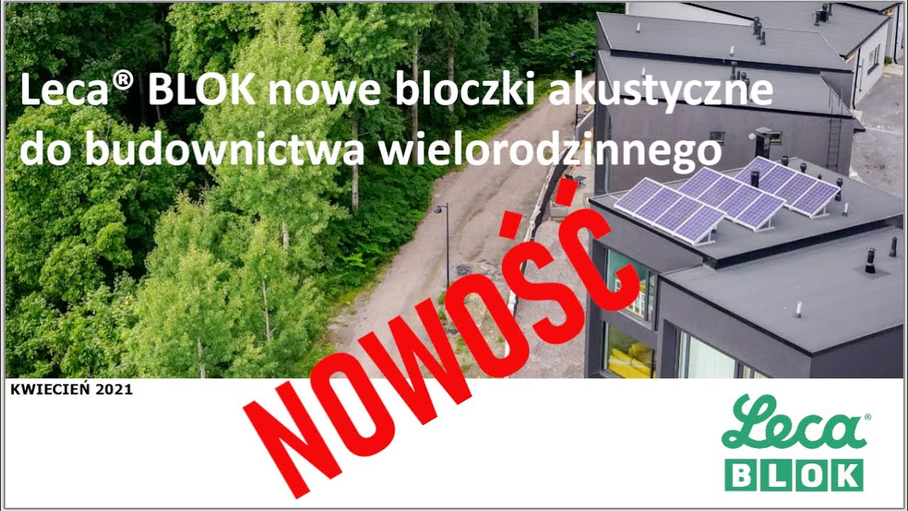 Nowy bloczek akustyczny