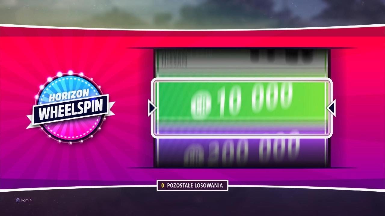 Forza Horizon 5 jeden wheelspin i jeden superwheelspin