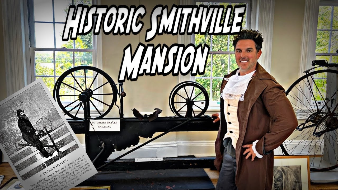 Historic Smithville Mansion New Jersey Hotchkiss Bicycle Railroad