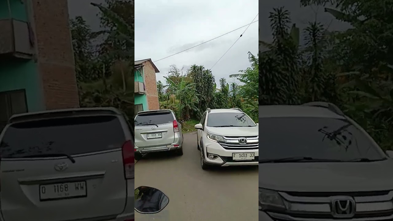 Jln menuju perkampungan yang asri dan dingin di bogor barat