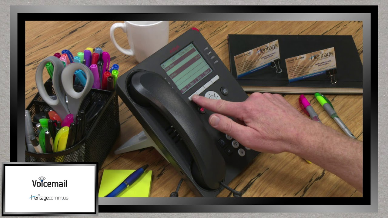 Using Voicemail on Your Avaya Phone