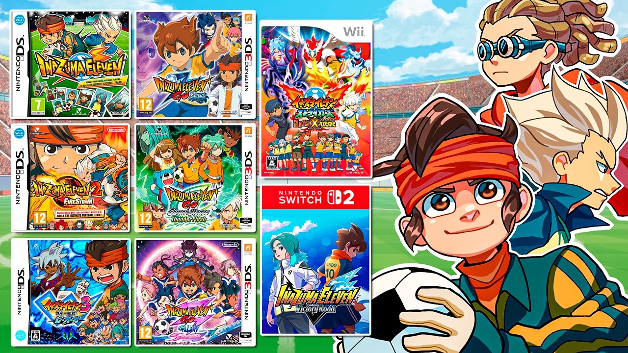 eu joguei TODOS os JOGOS do INAZUMA ELEVEN em 1 v&iacute;deo